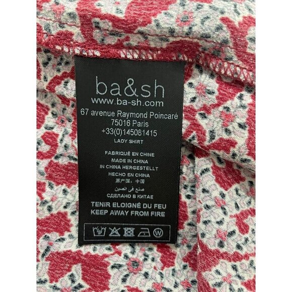 ba&sh Size XS  Catty Ruffle-Collar Blouse Button Down - Picture 7 of 8